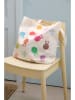 Hoptimist Shopper crème/meerkleurig - (B)40 x (H)46 cm