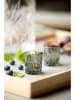 Lyngby Glas 4-delige set: glazen "Sorrento" grijs - 40 ml