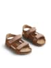 Wheat Sandalen "Corey" in Hellbraun/ Rosa/ Grün