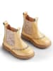 Wheat Leder-Chelsea-Boots in Gelb