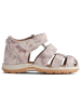 Wheat Leren enkelsandalen paars/crème