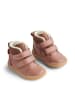 Wheat Leder-Winterboots "Sixan Tex" in Rosa/ Hellbraun