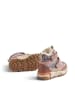 Wheat Leder-Winterboots "Lucka Tex" in Rosa/ Blau