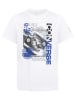 Converse Shirt wit/blauw