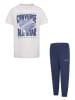 Converse 2-delige outfit wit/donkerblauw