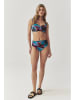TATUUM Figi bikini w kolorze niebiesko-czarnym