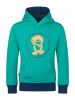 Trollkids Hoodie "Troll" in Grün/ Dunkelblau