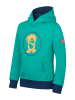 Trollkids Hoodie "Troll" in Grün/ Dunkelblau
