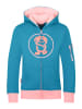 Trollkids Sweatjacke "Sortland" in Blau/ Rosa