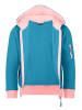 Trollkids Sweatvest "Sortland" blauw/lichtroze