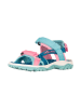 Trollkids Sandalen "Oslofjord" in Hellblau/ Rosa/ Blau