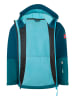 Trollkids Softshelljas "Skjorta" blauw/lichtblauw