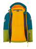 Trollkids Softshelljacke "Skjorta" in Blau/ Grün/ Orange