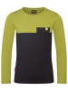 Trollkids Funktionsshirt "Bergen" in Khaki/ Schwarz