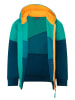 Trollkids Sweatjacke "Alesund" in Hellblau/ Dunkelblau/ Orange