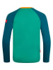 Trollkids Longsleeve "Preikestolen" in Grün/ Blau