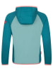 Trollkids Hybride fleece vest "Seiland" lichtblauw/lichtroze