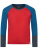 Trollkids Funktionsshirt "Seiland" in Blau/ Rot