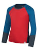 Trollkids Funktionsshirt "Seiland" in Blau/ Rot