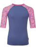 Trollkids Badeshirt "Haukland T" in Lila/ Rosa
