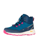 Trollkids Wanderboots "Skarvan Hiker Mid XT" in Dunkelblau/ Pink