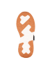 Trollkids Sneakers "Borgund" donkerblauw/oranje