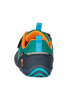 Trollkids Barfuß-Wanderschuhe "Skaland" in Grün/ Dunkelblau/ Orange