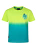 Trollkids Functioneel shirt "Yttersand" blauw/geel