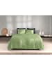 Zo!Home Mako-satijnen beddengoedset "Satinado" groen
