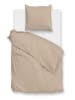 Zo!Home Mako-satijnen beddengoedset "Satinado" beige