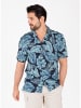 KEY LARGO Hemd "Belize" in Hellblau/ Dunkelblau