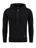 KEY LARGO Sweatjacke "Confidence" in Schwarz
