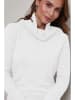 Soft Cashmere Rollkragenpullover in Weiß