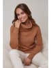 Soft Cashmere Rollkragenpullover in Hellbraun