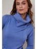 Soft Cashmere Rollkragenpullover in Blau