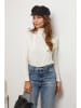 Soft Cashmere Rollkragenpullover in Creme