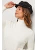 Soft Cashmere Rollkragenpullover in Creme