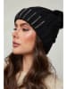 Soft Cashmere Mütze in Schwarz