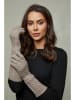 Soft Cashmere Fingerhandschuhe in Beige