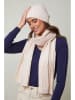 Soft Cashmere 2tlg. Set: Mütze und Schal in Beige