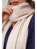 Soft Cashmere 2tlg. Set: Mütze und Schal in Beige