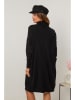 Soft Cashmere Strickkleid in Schwarz
