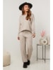 Soft Cashmere 2-delige outfit beige