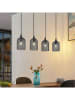 Lindby Hanglamp "Dolcin" zwart - (H)180 x Ø 15 cm