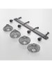Lindby Hanglamp "Raelyn" zwart - (H)150 x Ø 25 cm