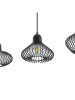 Lindby Hanglamp "Raelyn" zwart - (H)150 x Ø 25 cm