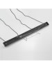 Lindby Lampa wisząca "Raelyn" w kolorze czarnym - wys. 150 x Ø 25 cm