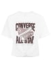 Converse Shirt wit/bruin