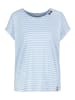Sublevel Shirt in Hellblau/ Weiß