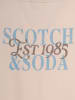 Scotch & Soda Koszulka w kolorze beżowym